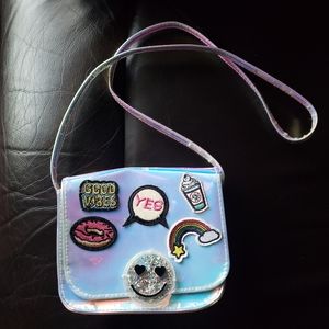 Holo emoji purse